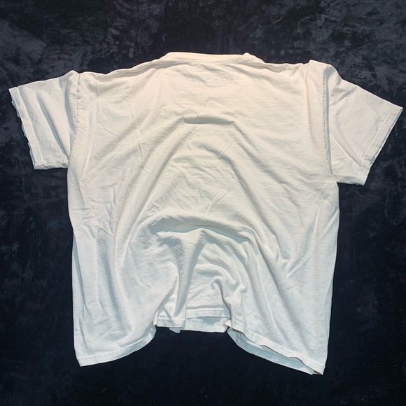 💙 Vintage 90s John Deere White and Green T-Shirt XL Distressed - Picture 2 of 10